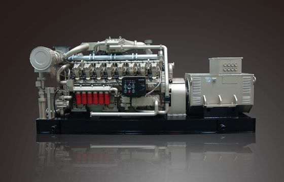 Jichai 1000kw Γεννήτρια αερίου 1200GF-T Μηχανή μοντέλο H16V190zdt στο πινέλο του έμβολο 16V190