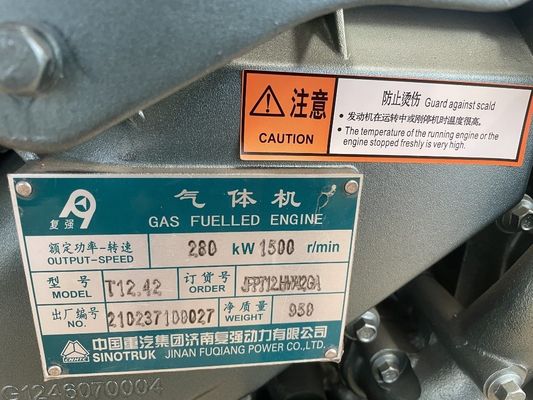 Γεννήτης αερίου 100 kW Fuqiang Power Wt615 κινητήρας αερίου Sinotruk 84099990