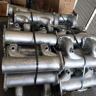 1812t. 09.10A Τ-τύπου Manifold που χρησιμοποιείται στο Jinan 500kw γεννήτρια αερίου για σταθερή εγκατάσταση