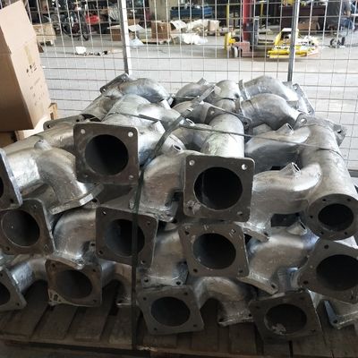 1812t. 09.10A Τ-τύπου Manifold που χρησιμοποιείται στο Jinan 500kw γεννήτρια αερίου για σταθερή εγκατάσταση