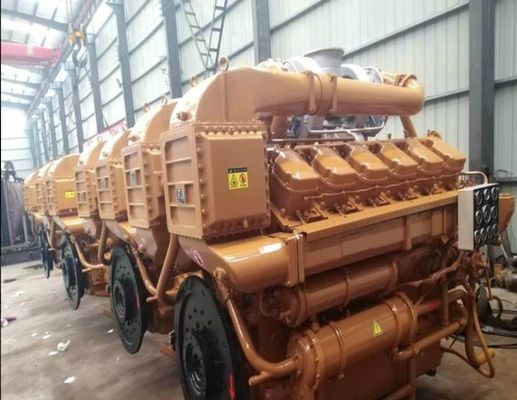 V Συγκρότημα κυλίνδρων 1000kw Jichai A12V190pzl-1 κινητήρας ντίζελ για πετρελαϊκή πλατφόρμα τετραχρονικού