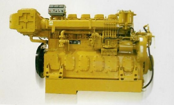 6κύλινδροι κινητήρες Jinan Marine 6190 με γραμμική δομή και πιστοποίηση SGS
