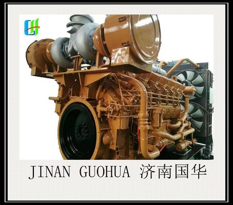 Έντυπο διευθέτησης κυλίνδρων V 882kw 1000HP Jichai Chidong Z12V190b Ναυτικός κινητήρας ντίζελ