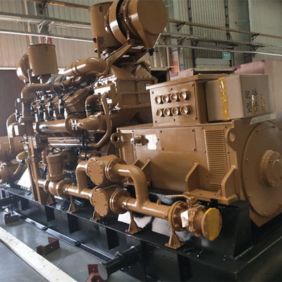 Πιστοποιημένο ISO 12V190 εξοπλισμός παραγωγής αερίου για σύστημα παραγωγής ενέργειας κινητήρα φυσικού αερίου