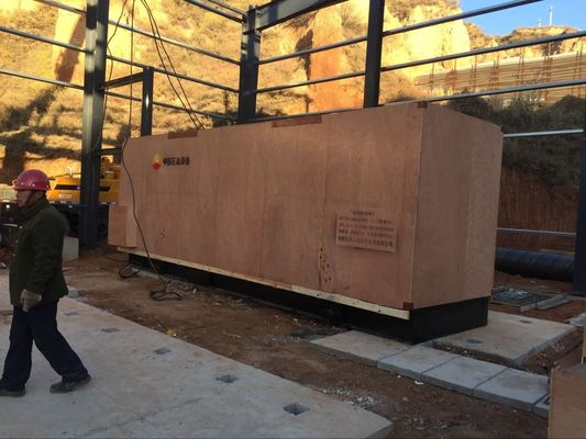 Ηλεκτρικό σταθμό 500 kW Σιωπηλή ηλεκτροπαραγωγή βιοαερίου με πιστοποίηση ISO