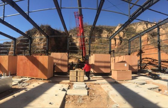 Ηλεκτρικό σταθμό 500 kW Σιωπηλή ηλεκτροπαραγωγή βιοαερίου με πιστοποίηση ISO