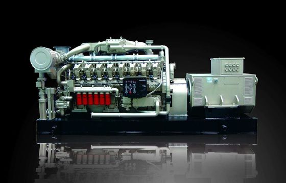 Jichai 1000kw Γεννήτρια αερίου 1200GF-T Μηχανή μοντέλο H16V190zdt στο πινέλο του έμβολο 16V190