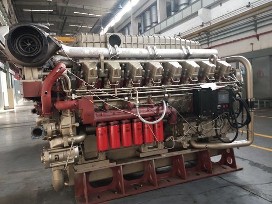 Τύπος παραγωγής συνεχούς ρεύματος 1000kw Jichai H16V190 Μηχανή γεννήτριας φυσικού αερίου