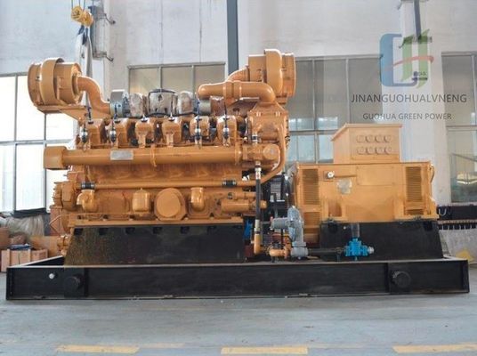 Γεννήτρια αερίου Jichai 500kw G12V190zldt 1512t Μοντέλο για παραγωγή ηλεκτρικής ενέργειας μικρής κλίμακας