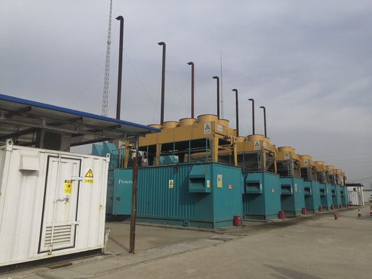 10.5kv ονομαστική τάση Γεννήτρια φυσικού αερίου 2000kw για βιομηχανικές εφαρμογές