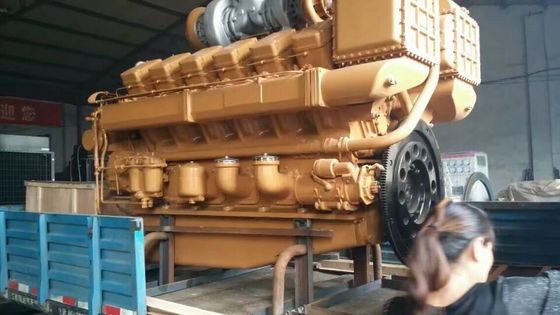 500 kW γεννήτρια ντίζελ με κινητήρα ντίζελ Jinan 12V190 Ifc5456 και δαχτυλίδι έμβολο 100kg