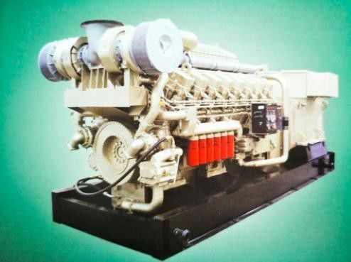 Χαμηλός θόρυβος 2000kw -H16V190zld Jichai 6000 σειράς γεννήτρια ντίζελ σετ για DC έξοδο